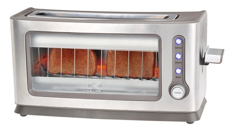 Aldi's £25 see-through glass toaster means you'll never burn toast again -  Daily Record