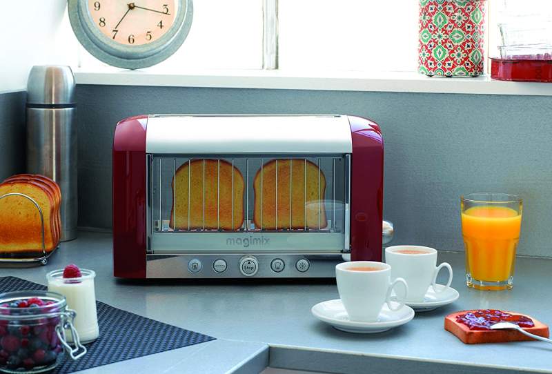 glass window toaster  