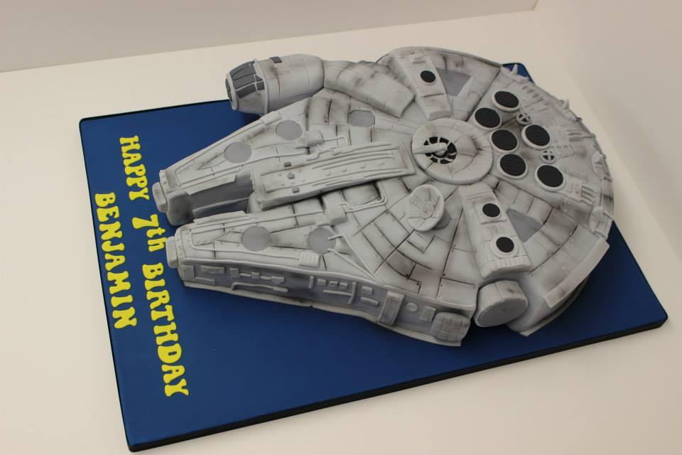 Millennium Falcon Cake by Sarah Besson