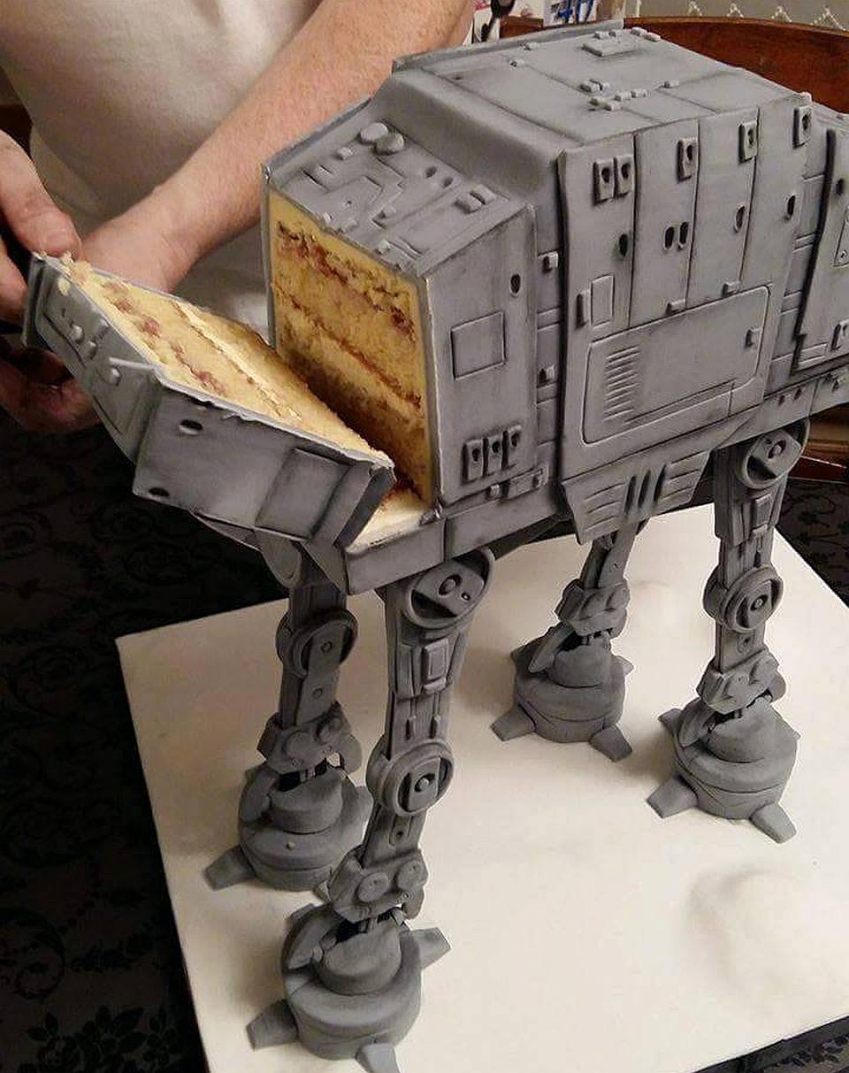 Star Wars AT AT cake