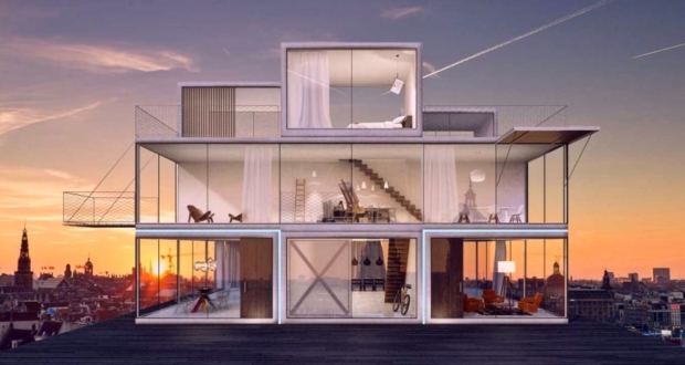 Tetris House by Janjaap Ruijssenaars
