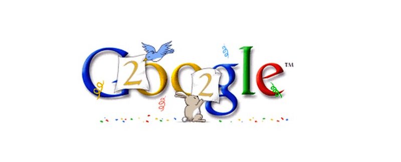 Google New Year Doodle 2002