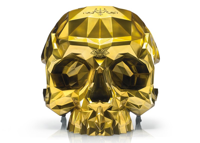 24-karat Gold Skull Armchair