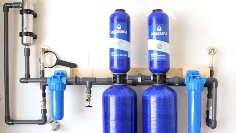 Aquasana water filtration system for home