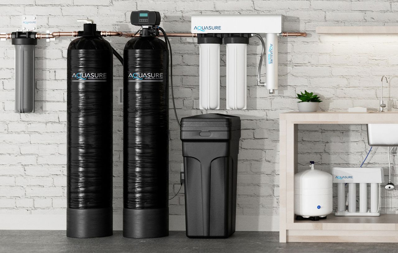 Aquasure whole house water filtration system
