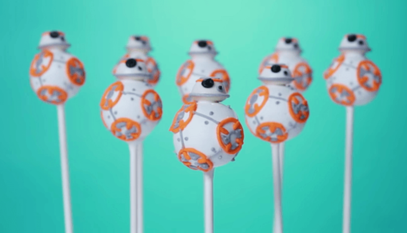 BB-8 cake pops by Rosanna Pansino