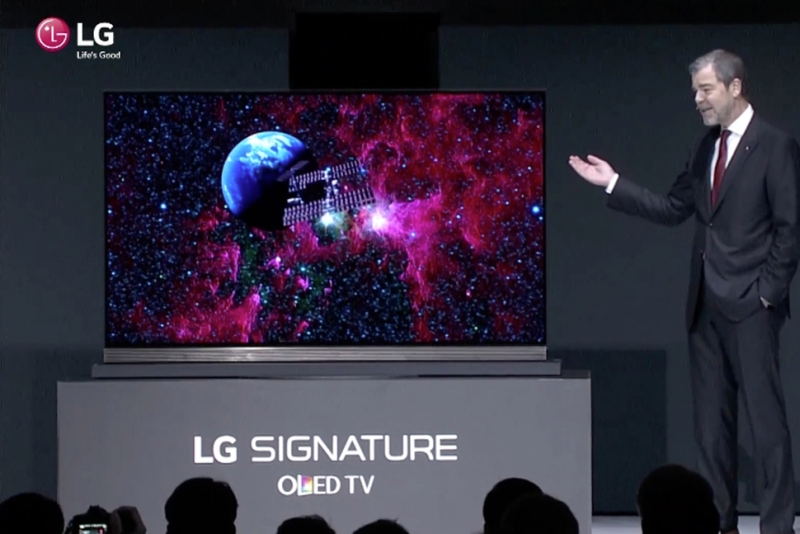 CES 2016 LG Signature G6 TV