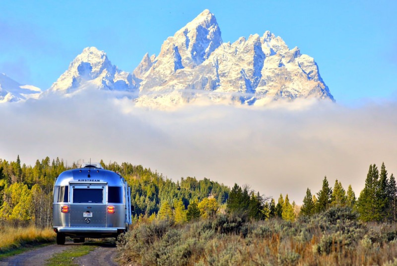 Limited-edition Airstream Camper in honor of the National Park Service