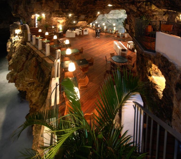 The Summer Cave Restaurant built inside Italian cave offers lifetime