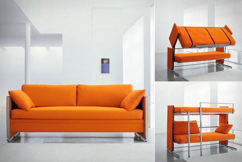 space saving sofa bed with storage