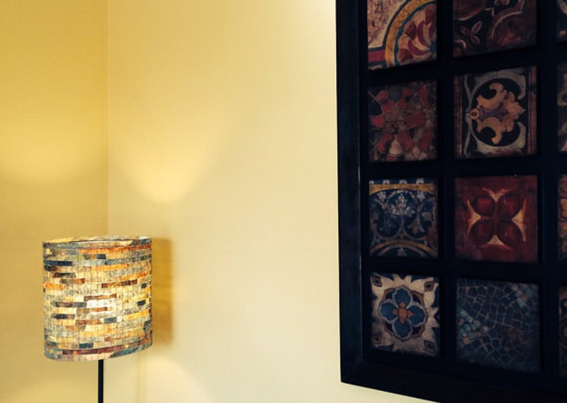 Vilma Farrell creates lampshades out of used coffee filters