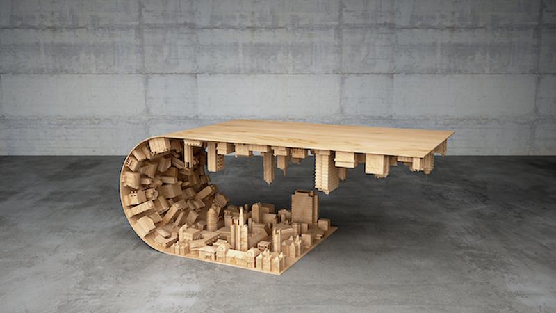 Wave City Coffee Table