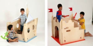 Yonoplay wooden structures provide imaginative playtime for kids