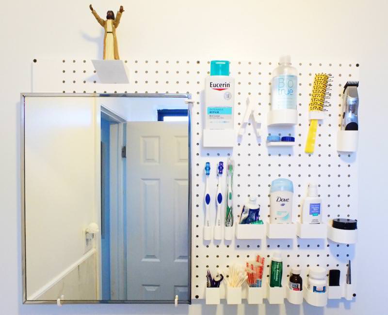 3D printable pegboards