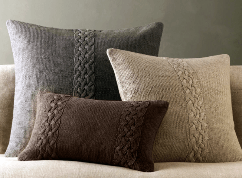 How to make chic pillows out of your old sweaters