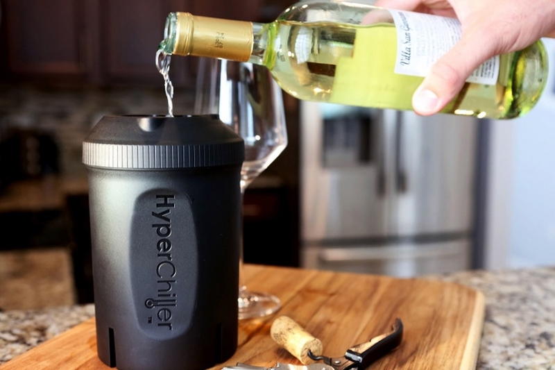 The HyperChiller Drink Cooler Chills Any Beverage in a Flash