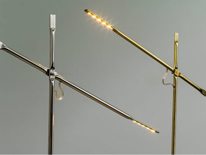 Metal Squashing Lamp