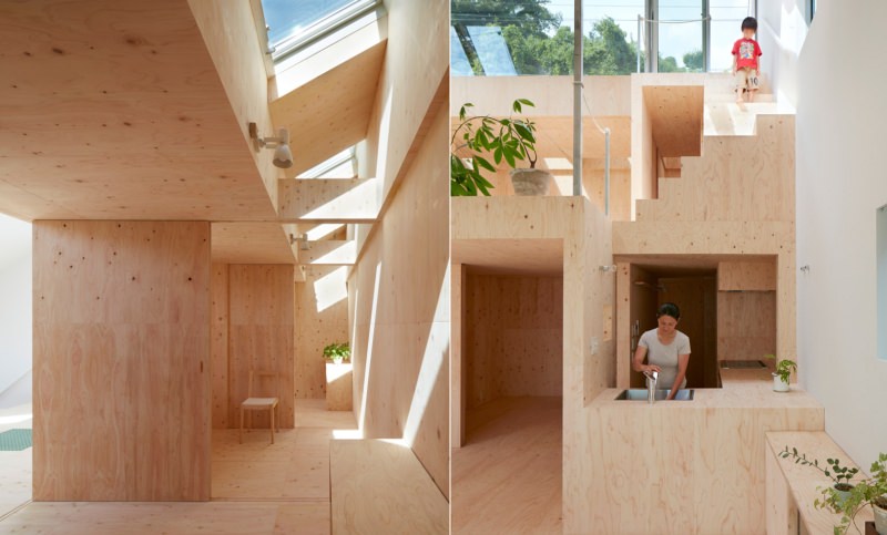 Re-slope House by Tomohiro Hata