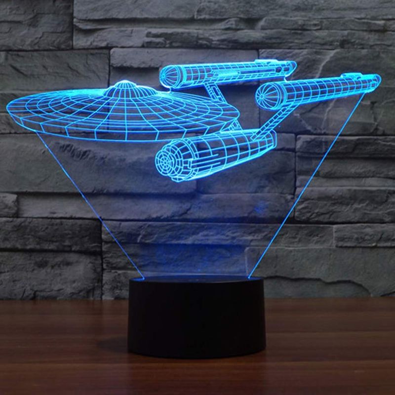 Star Trek Optical Illusion Desk Lamp