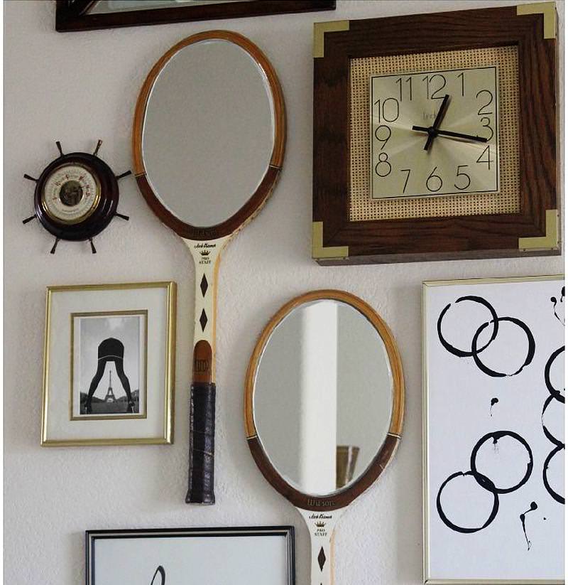 DIY Tennis Mirror