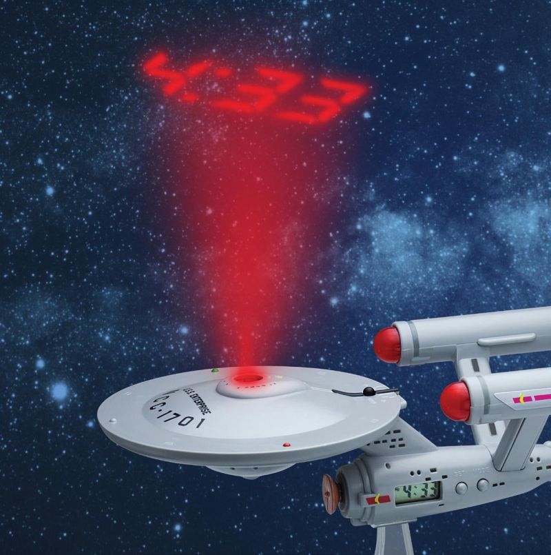 USS Enterprise Projection Alarm Clock