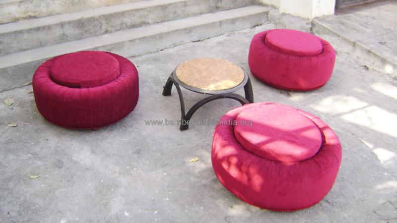 Bamboo-House-India-Recycled-Tire-Furniture