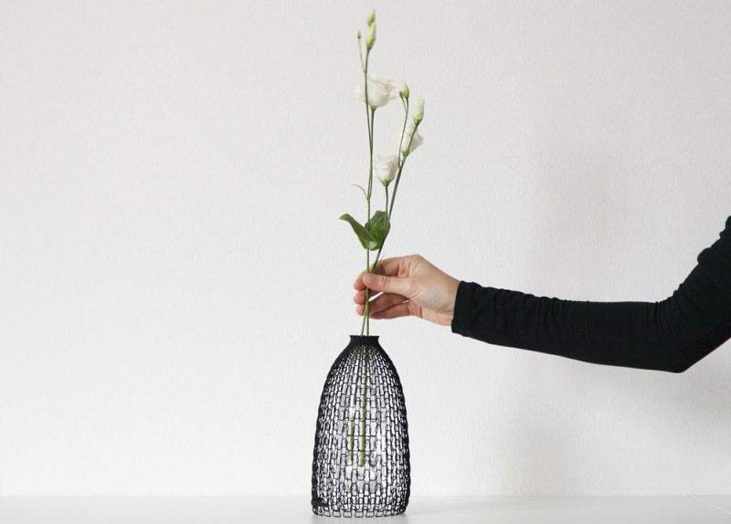 3D printed Knitted Vase