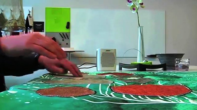 Smart Textiles Musical Tablecloth