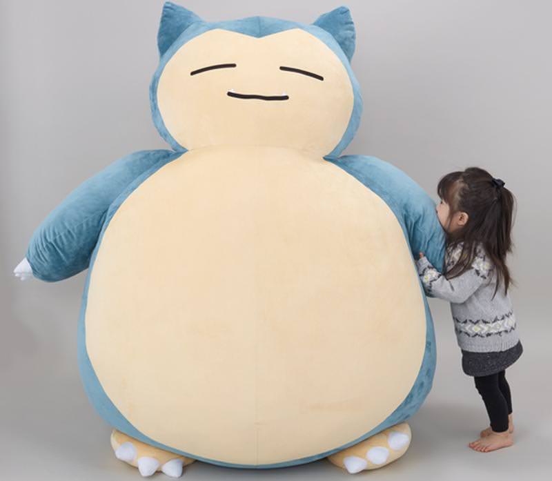 giant snorlax plush bed