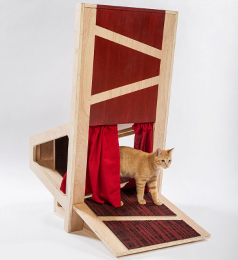 Cat shelter for chairty