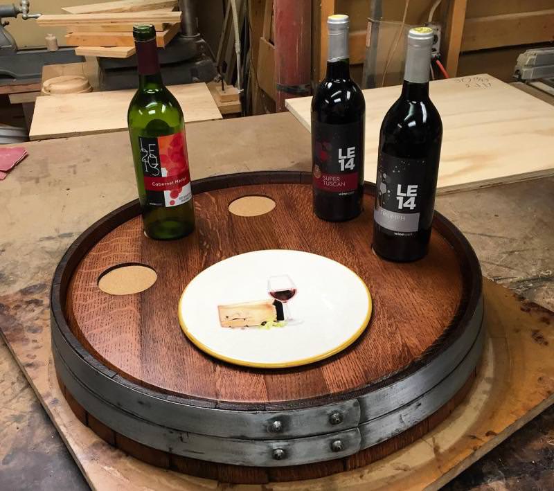 Recycled wine barrels by Woodfish