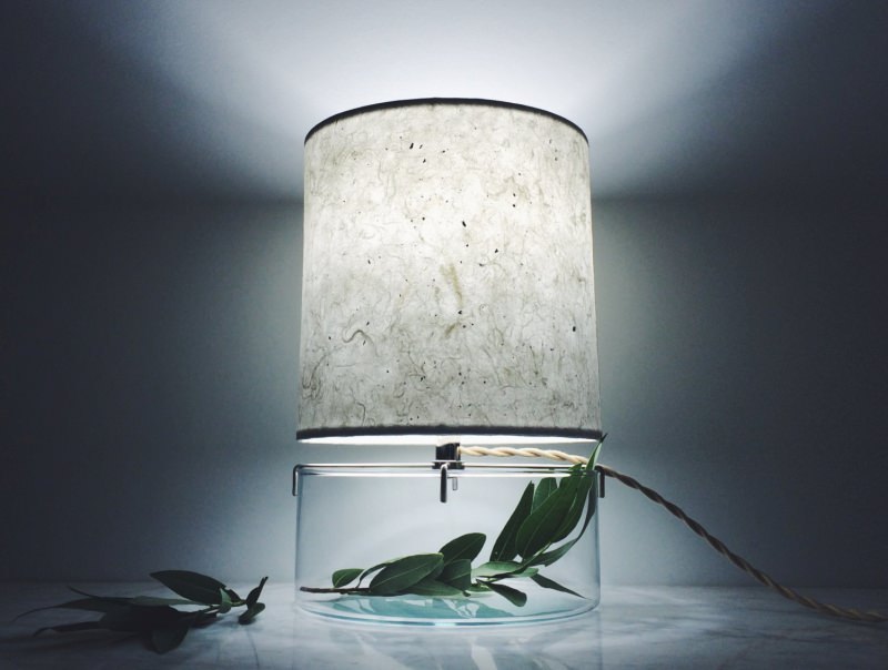 Handmade paper Lampshade by SHare Studios