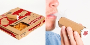 Pizza Box Weed Pipe by Push For Pizza