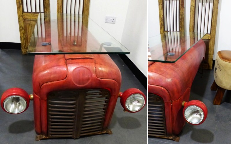 Salvaged Massey Ferguson tractor coffee table by Smithers of Stamford