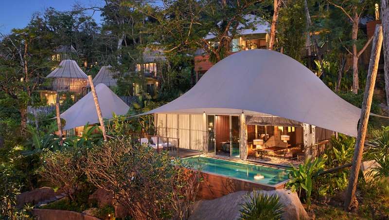 Tent Pool Villa from Keemala Resort