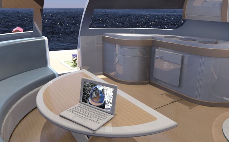 UFO Floating Home by Jet Capsule