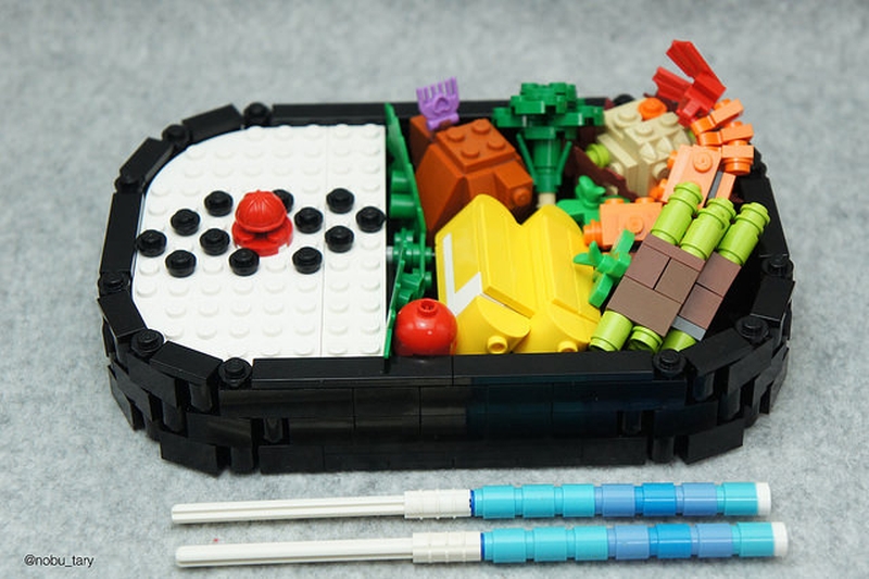 Lego Food Art (Bento Lunch Box)