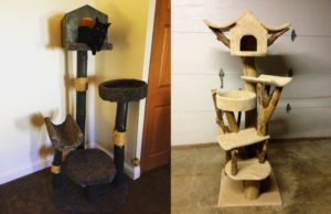 DIY Cat Treehouse