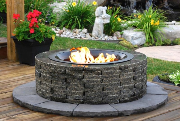 Recycled Granite Fire Pits for EcoConscious Homeowners