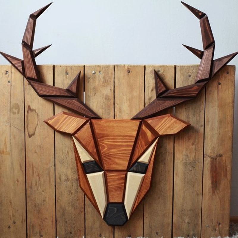 Poligon Wooden Animal Trophies