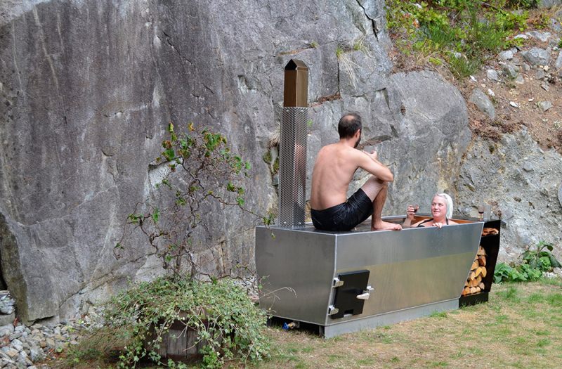 Soak Wood-Fired hot tub