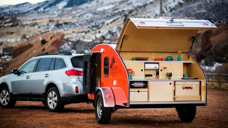 Timberleaf teardrop trailer