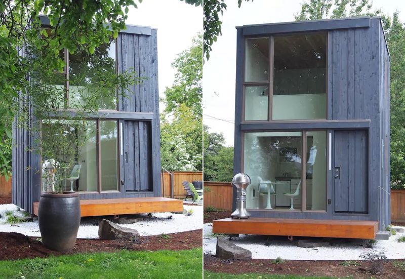 rotating tiny house by Ben Kaiser of PATH Architecture