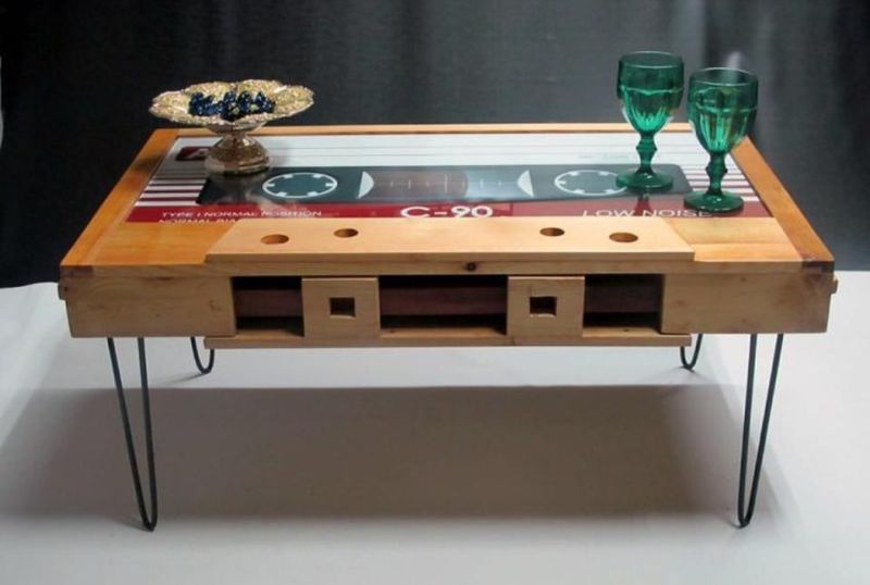 6 cassette coffee tables