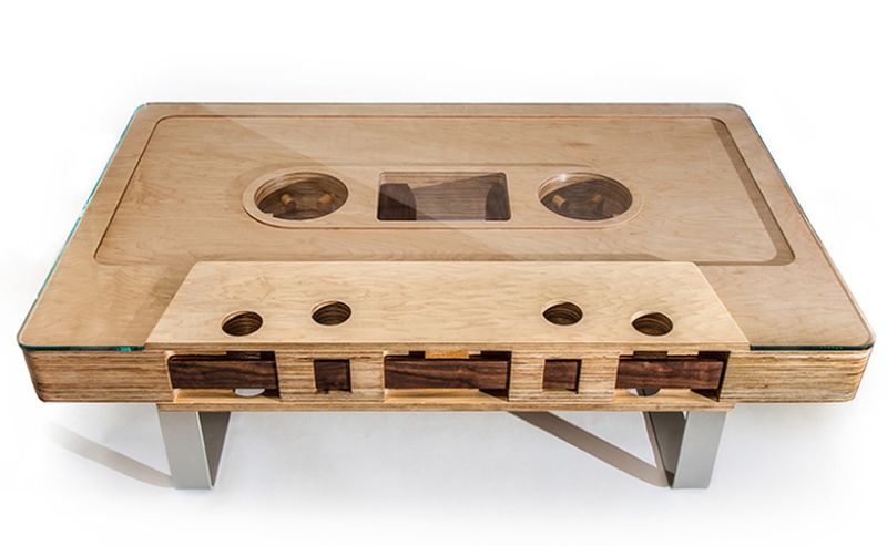 6 cassette coffee tables