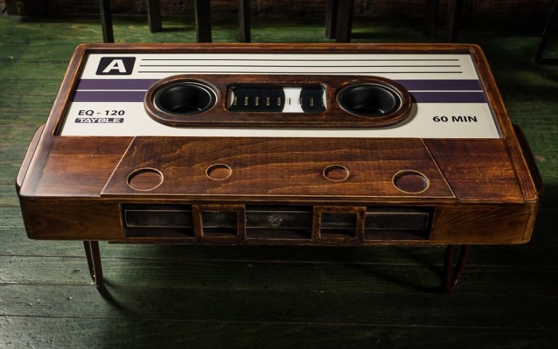 6 cassette coffee tables