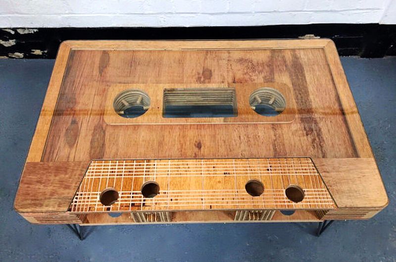 6 cassette coffee tables