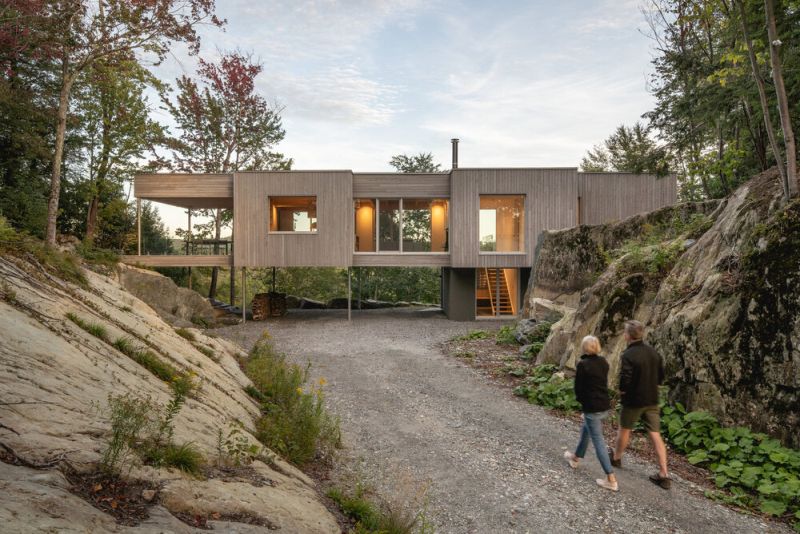 FORÊT 1 House by nda Architecture 