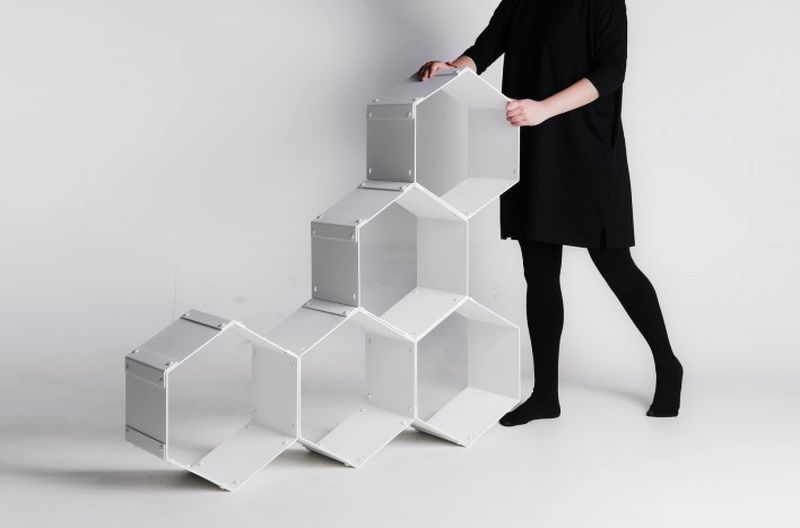 Graphite Modular Shelf