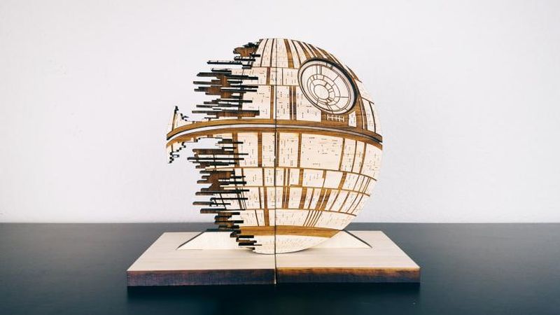 Star Wars Death Star Bookend